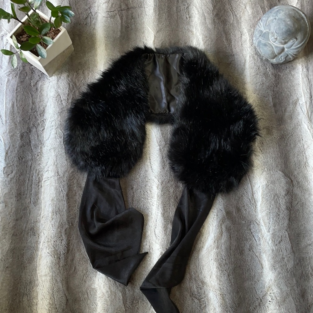 Black Faux Shaul